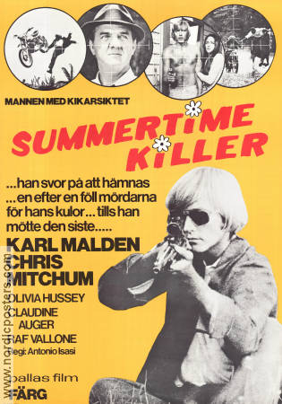 Summertime Killer 1972 poster Karl Malden Chris Mitchum Antonio Isasi