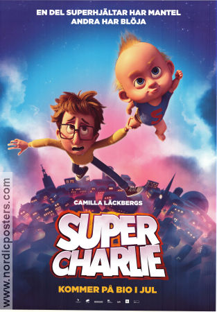 Super-Charlie 2024 poster Orlando Wahlsteen Silas Strand Sven Björklund Jon Holmberg Animerat