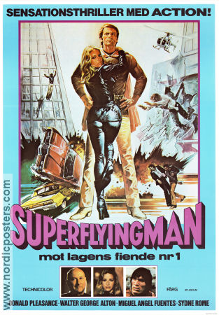 Superflyingman 1979 poster Walter George Alton Donald Pleasence Miguel Angel Fuentes Alberto De Martino