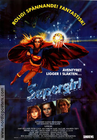 Supergirl 1984 poster Faye Dunaway Mia Farrow Peter O´Toole Hitta mer: Superman Hitta mer: DC Comics