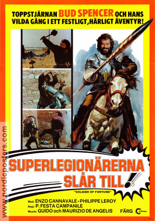 Superlegionärerna slår till 1976 poster Bud Spencer Franco Agostini Enzo Cannavale Pasquale Festa Campanile