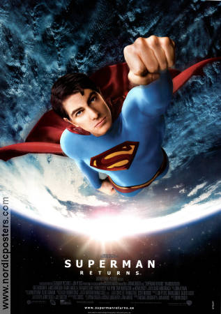 Superman Returns 2006 poster Brandon Routh Kevin Spacey Kate Bosworth Bryan Singer Hitta mer: Superman Hitta mer: DC Comics Från serier