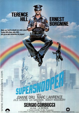 Supersnooper 1980 poster Terence Hill Ernest Borgnine Joanne Dru Sergio Corbucci Poliser