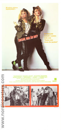 Susan var är du? 1985 poster Madonna Rosanna Arquette Aidan Quinn Susan Seidelman