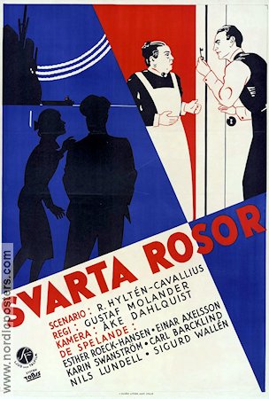 Svarta rosor 1932 poster Ester Roeck Hansen Einar Axelsson Karin Swanström