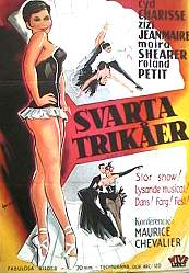 Svarta trikåer 1961 poster Cyd Charisse Balett