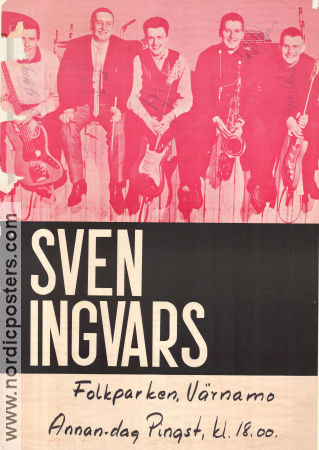 Sven-Ingvars signerad 1964 affisch Sven-Erik Magnusson