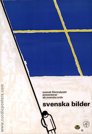 Svenska bilder 1964 poster Tage Danielsson Hans Alfredson Birgitta Andersson Monica Zetterlund Filmbolag: AB Svenska Ord