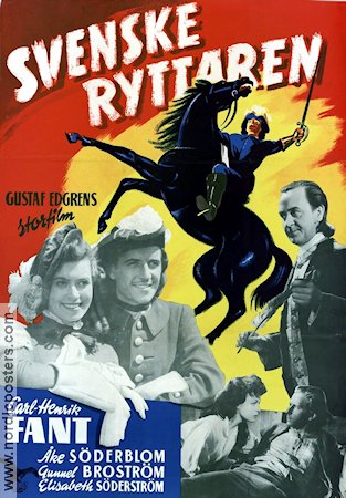 Svenske ryttaren 1949 poster Carl-Henrik Fant Åke Söderblom Hästar