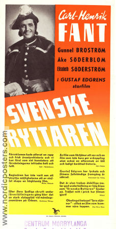 Svenske ryttaren 1949 poster Elisabeth Söderström Kenne Fant Åke Söderblom Gustaf Edgren