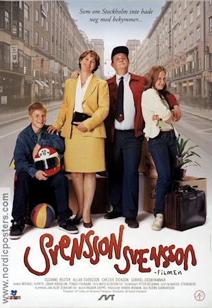 Svensson Svensson filmen 1997 poster Suzanne Reuter Allan Svensson Chelsie Bell Dickson Björn Gunnarsson Från TV