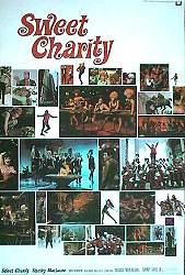 Sweet Charity 1969 poster Shirley MacLaine John McMartin Sammy Davis Jr Bob Fosse Dans