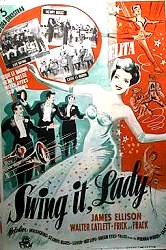 Swing it Lady 1947 poster Eddie LeBaron James Ellison