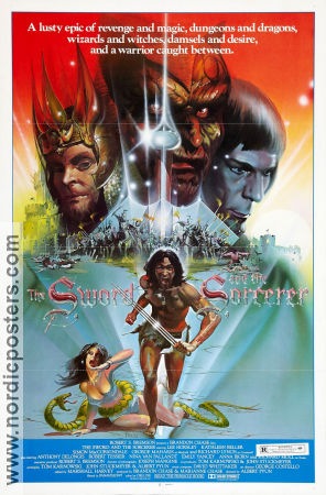 The Sword and the Sorcerer 1982 poster Lee Horsley Richard Lynch Kathleen Belle Albert Pyunm