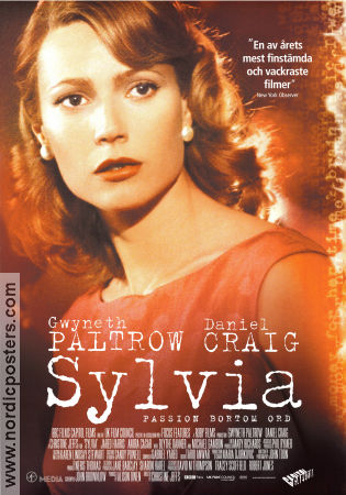 Sylvia 2003 poster Gwyneth Paltrow Daniel Craig Lucy Davenport Christine Jeffs Hitta mer: Sylvia Plath