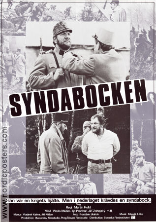 Syndabocken 1980 poster Vlado Müller Josef Baha Ilja Prachar Martin Holly Filmen från: Czech