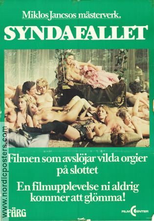 Syndafallet 1976 poster Lajos Balazsovits Pamela Villoresi Franco Branciaroli Miklos Jancso