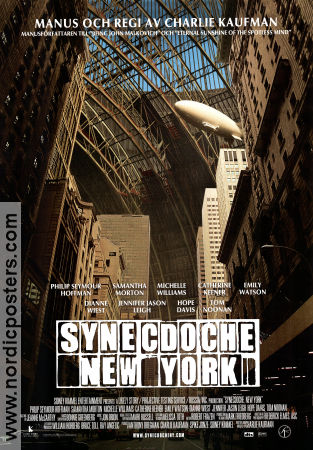 Synecdoche New York 2008 poster Philip Seymour Hoffman Samantha Morton Charlie Kaufman