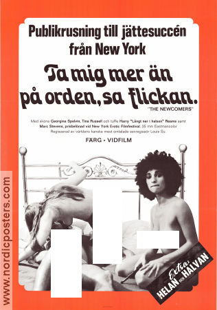 Ta mig mer än på orden 1972 poster Georgina Spelvin Tina Russell Harry Reams Louis Su