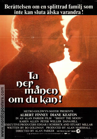 Ta ner månen om du kan 1982 poster Albert Finney Diane Keaton Alan Parker