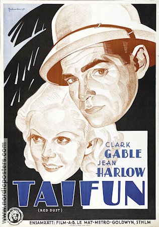 Taifun 1932 poster Clark Gable Jean Harlow