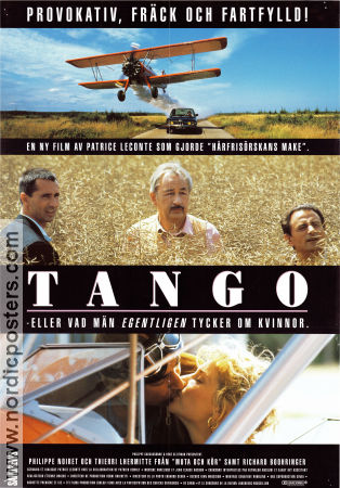 Tango 1993 poster Philippe Noiret Patrice Leconte Dans Flyg