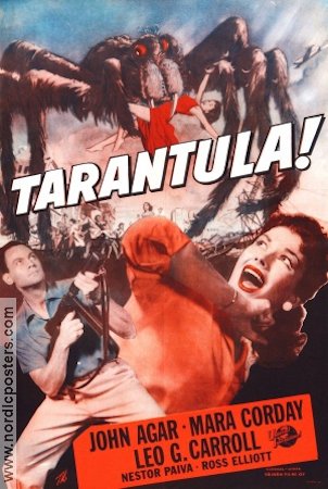 Tarantula 1956 poster John Agar Mara Corday Affischen från: Finland