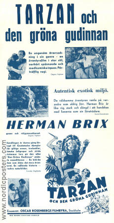 Tarzan och den gröna gudinnan 1937 poster Herman Brix Hitta mer: Tarzan