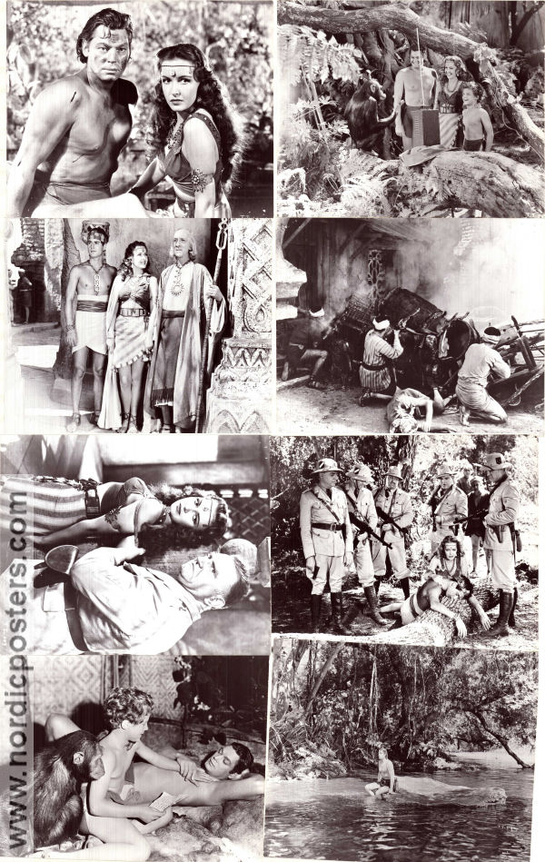 Tarzan och djungelfolket 1943 filmfotos Johnny Weissmuller Frances Gifford Johnny Sheffield Wilhelm Thiele Hitta mer: Tarzan Äventyr matinée