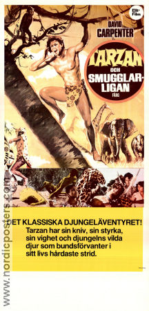 Tarzan och smugglarligan 1973 poster David Carpenter José Luis Merino