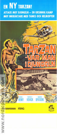 Tarzan vår man i djungeln 1966 poster Mike Henry David Opatoshu Manuel Padilla Jr Robert Day Hitta mer: Tarzan Agenter