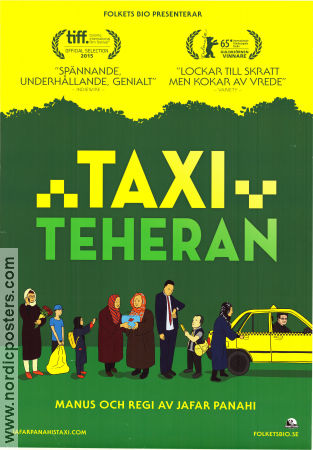 Taxi Teheran 2015 poster Hana Saeidi Nasrin Sotoudeh Majid Panahi Jafar Panahi Filmen från: Iran