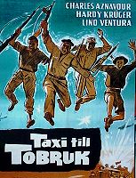 Taxi till Tobruk 1961 poster Charles Aznavour