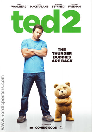 Ted 2 2015 poster Mark Wahlberg Amanda Seyfried Jessica Barth Seth MacFarlane