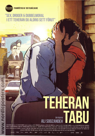 Teheran Tabu 2017 poster Jasmina Ali Ali Soozandeh Animerat Filmen från: Iran