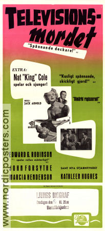 Televisionsmordet 1953 poster Edward G Robinson John Forsythe Kathleen Hughes Jack Arnold