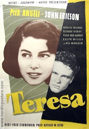 Teresa 1951 poster Pier Angeli John Ericson