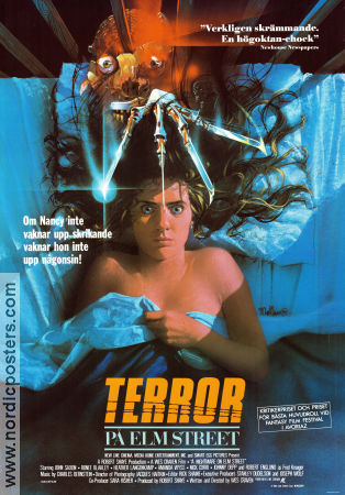 Terror på Elm Street 1984 poster Robert Englund Johnny Depp Heather Langenkamp Wes Craven Hitta mer: Elm Street