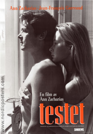 Testet 1987 poster Bo Brundin Jean-Francois Garreaud Ann Zacharias