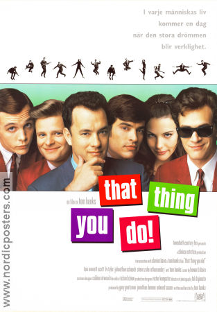 That Thing You Do! 1996 poster Liv Tyler Charlize Theron Tom Everett Scott Tom Hanks Rock och pop