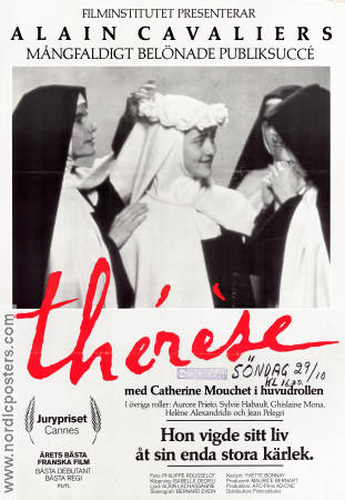 Thérese 1986 poster Catherine Mouchet Hélene Alexandridis Aurore Prieto Alain Cavalier