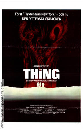 The Thing 1982 poster Kurt Russell Wilford Brimley Keith David John Carpenter Kultfilmer