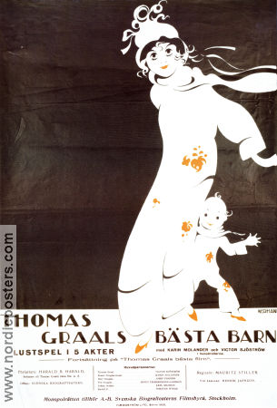 Thomas Graals bästa barn 1922 poster Harald B Harald Henrik Jaenzon Karin Molander Mauritz Stiller Affischkonstnär: Einar Nerman Hitta mer: Film 100 Years Barn