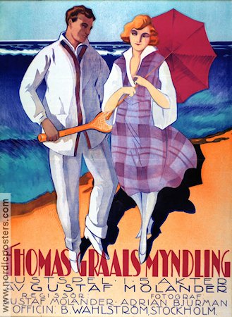 Thomas Graals myndling 1923 poster Vera Schmiterlöw Gustaf Molander