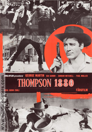 Thompson 1880 1966 poster George Martin Gia Sandri Guido Zurli