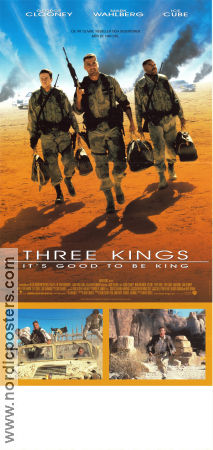 Three Kings 1999 poster George Clooney Mark Wahlberg Ice Cube David O Russell