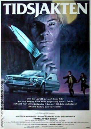 Tidsjakten 1979 poster Malcolm McDowell