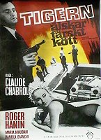 Tigern älskar färskt kött 1965 poster Daniela Bianchi Claude Chabrol