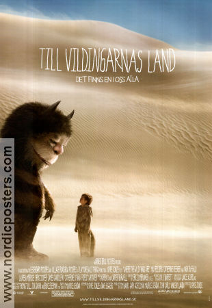 Till vildingarnas land 2009 poster Max Records Catherine O´Hara Spike Jonze Text: Maurice Sendak Barn