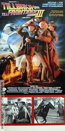 Tillbaka till framtiden 3 1990 poster Michael J Fox Christopher Lloyd